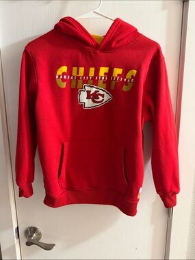 NFL Red and Yellow Team Hoodie with Front Logo